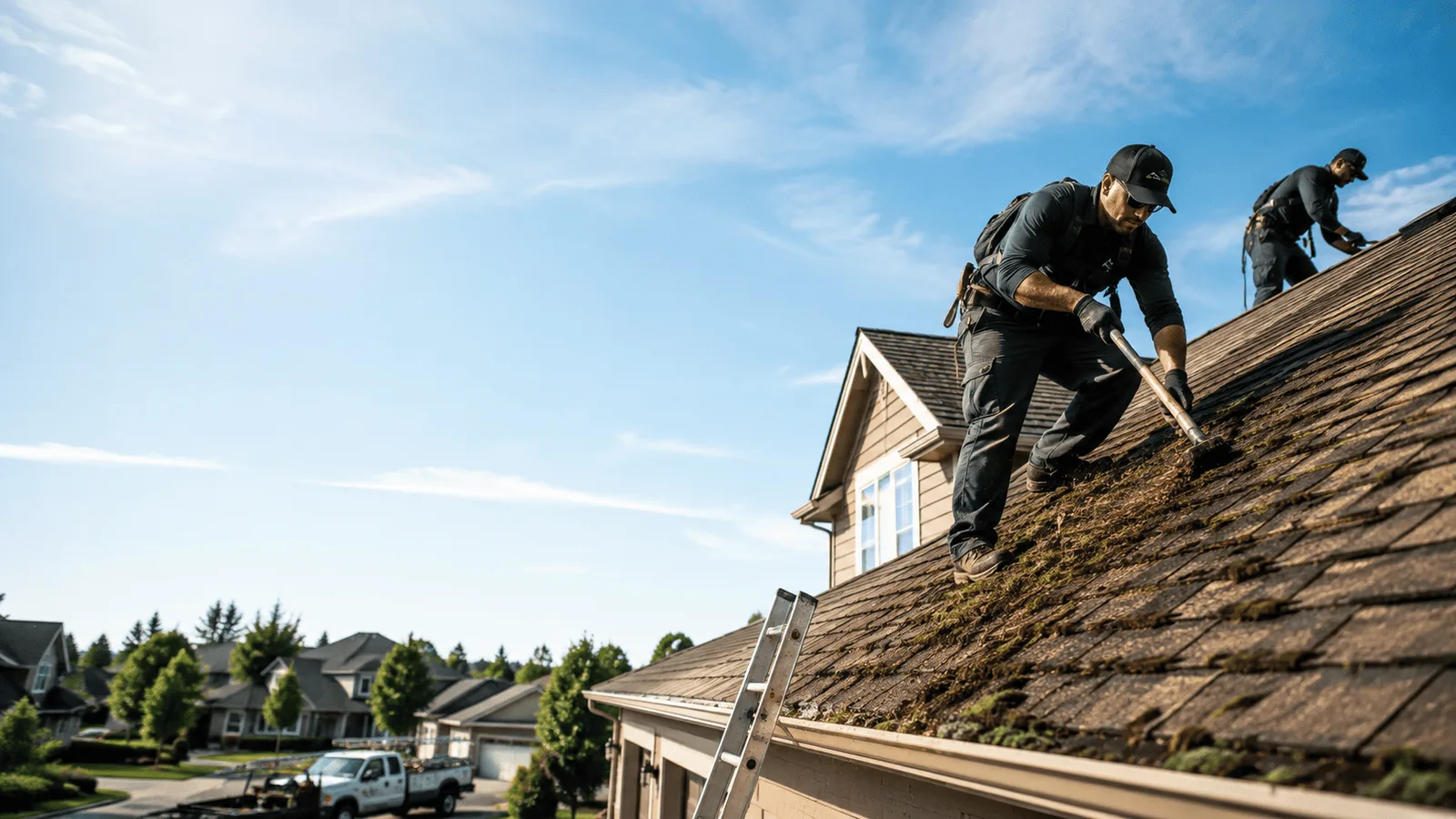 Roof Moss Removal in Texas City, TX near me